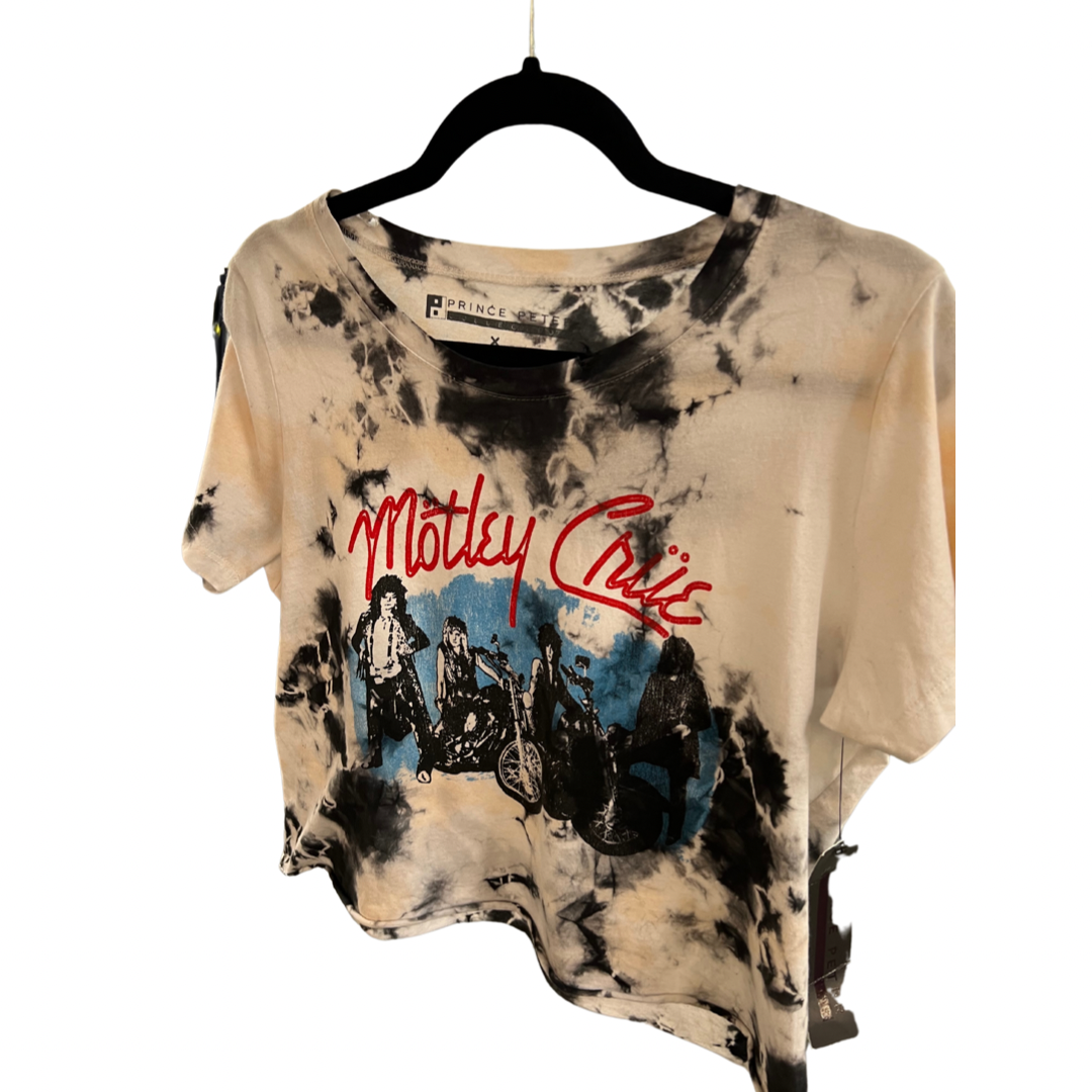 Band Tee Crop Motley Crue