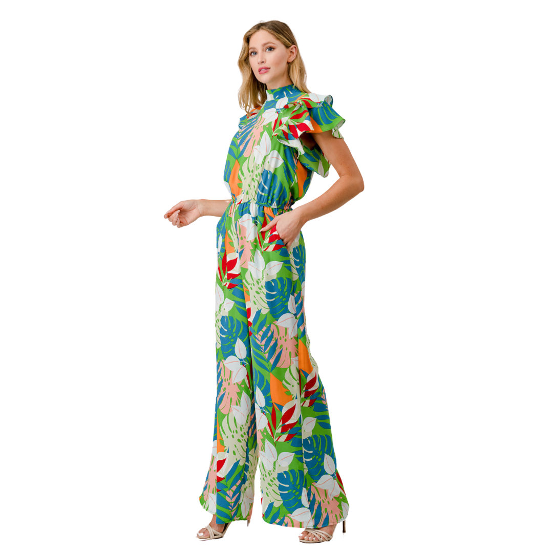 Floral Jumpsuit