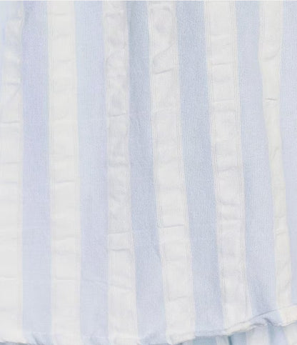 Sleeveless Tie Top Woven Striped Shorty Pajama Set