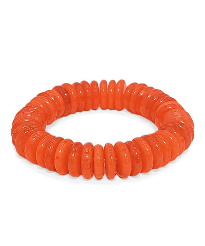 Resin Disk Stretch Bracelet