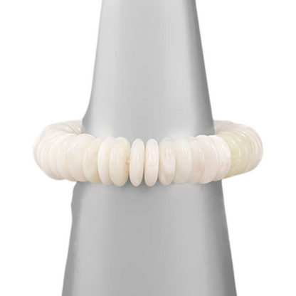 Resin Disk Stretch Bracelet