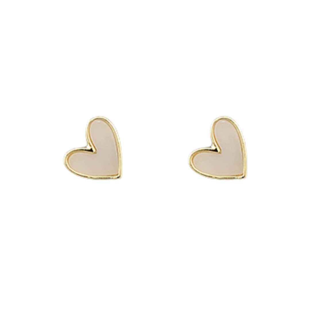 Sideway Heart Studs