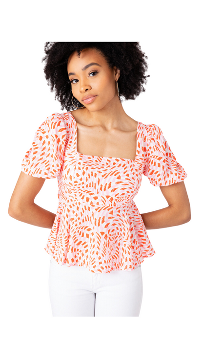 Sunrise Tie Back Top