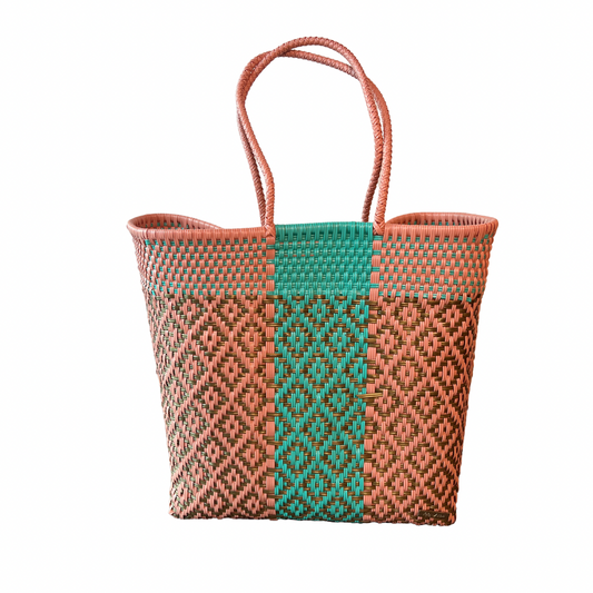 Recycled Plastic Mexican Tote Large