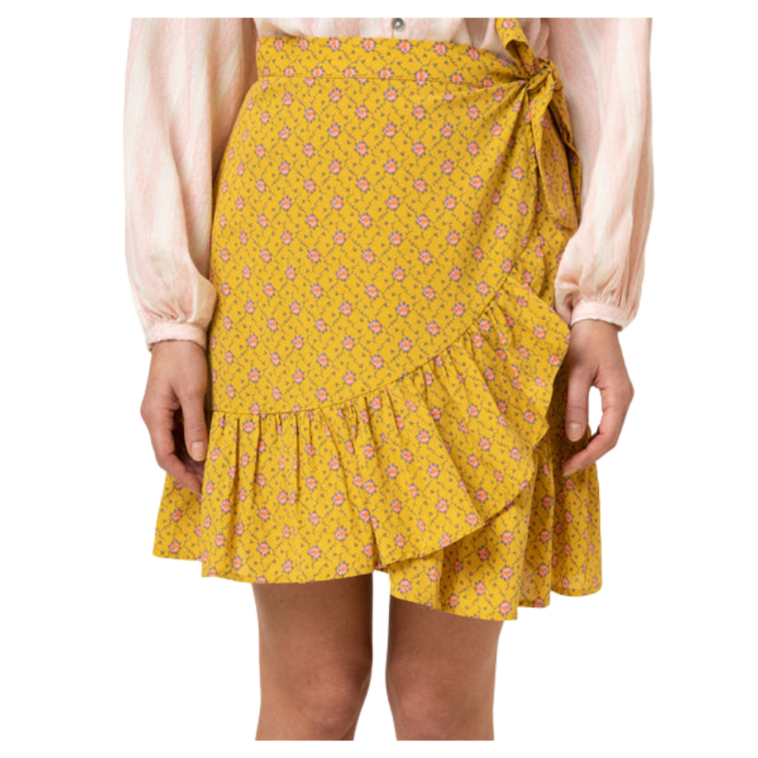 Woven Wrap Skirt